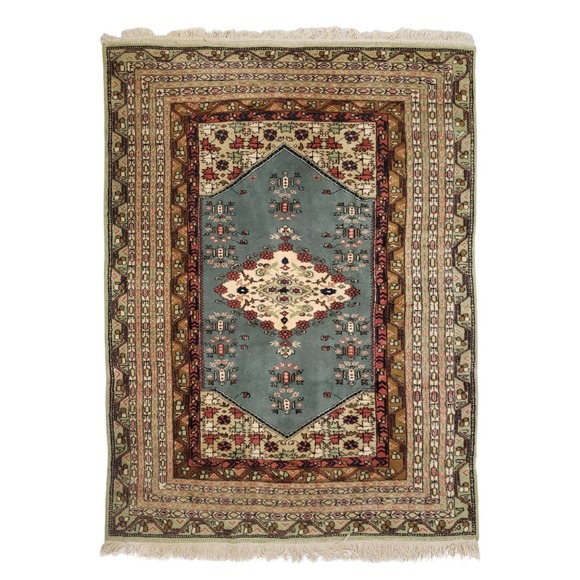 Vintage Turkish Rug Other - Turkish Rug, 5x7, Hand Knotted Vintage Oriental Carpet
